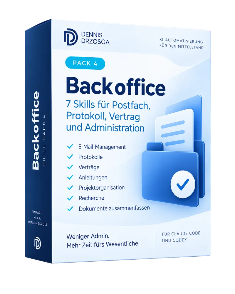 Produktbox Skill-Pack Backoffice